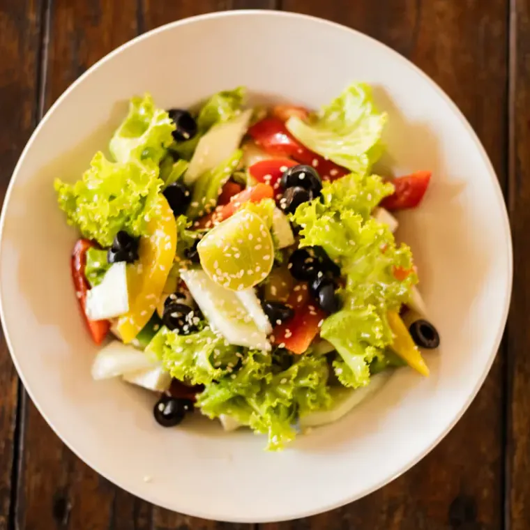Israeli Salad as it is served at A2.