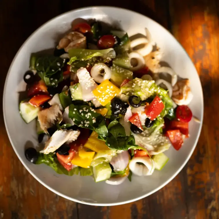 Seafood Salad as it is served at A2.